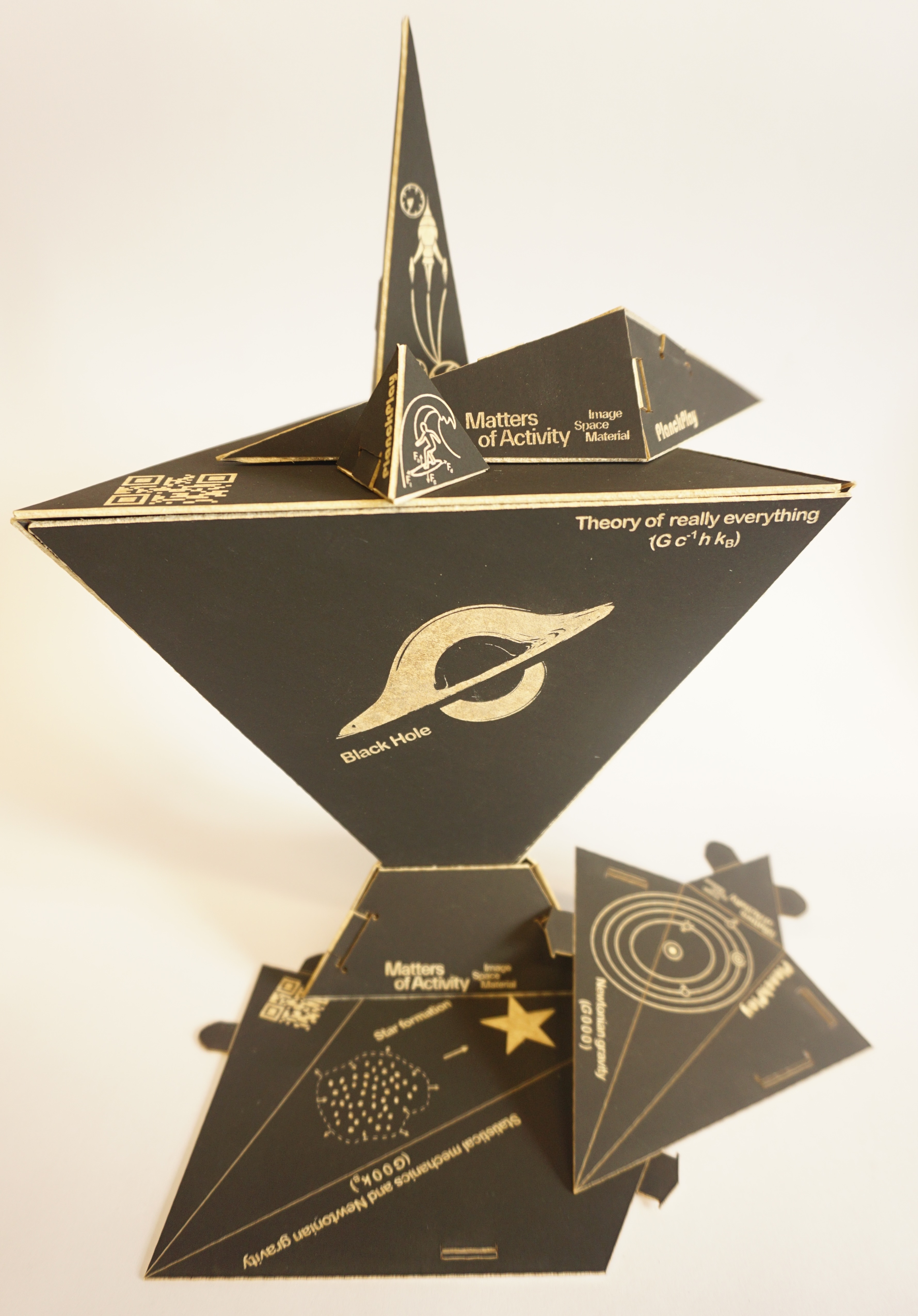 PlanckPlay laser-cut flat pack model